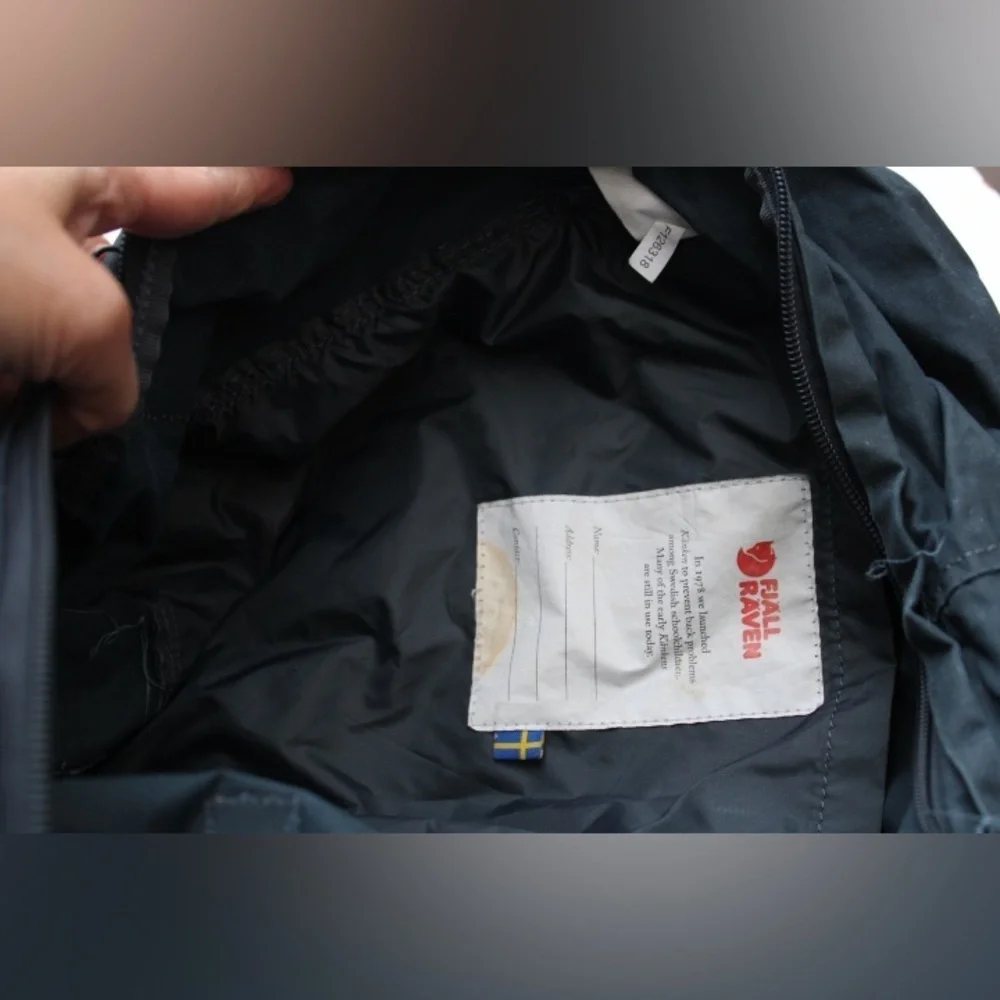 Fjallraven backpack